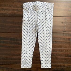 Janie and Jack Preppy Blue Printed Ponte Pants NWT